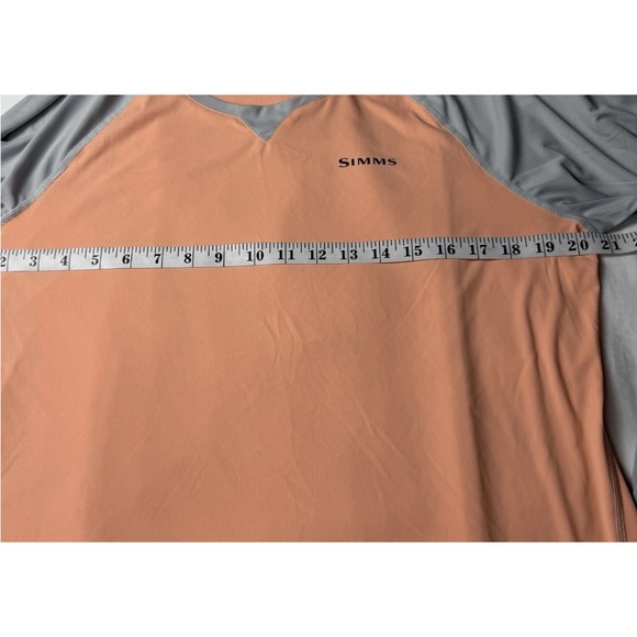 Simms Fishing Women Solarflex Crewneck LS Shirt L Ultra Soft 50UPF Boston Whaler - Picture 5 of 8